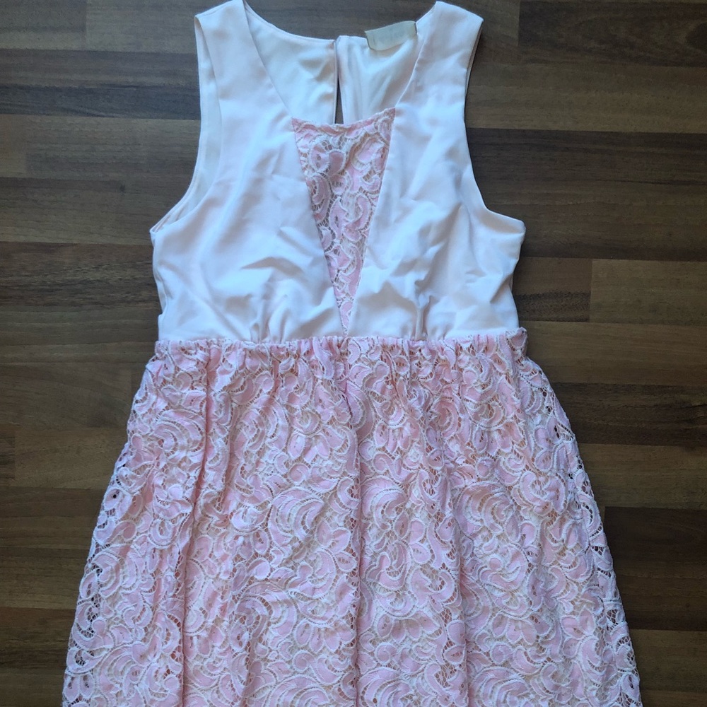 Alterd State lace dress, blush color